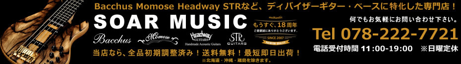バッカスベース・ギター専門店 バッカス堂 / SOAR MUSIC